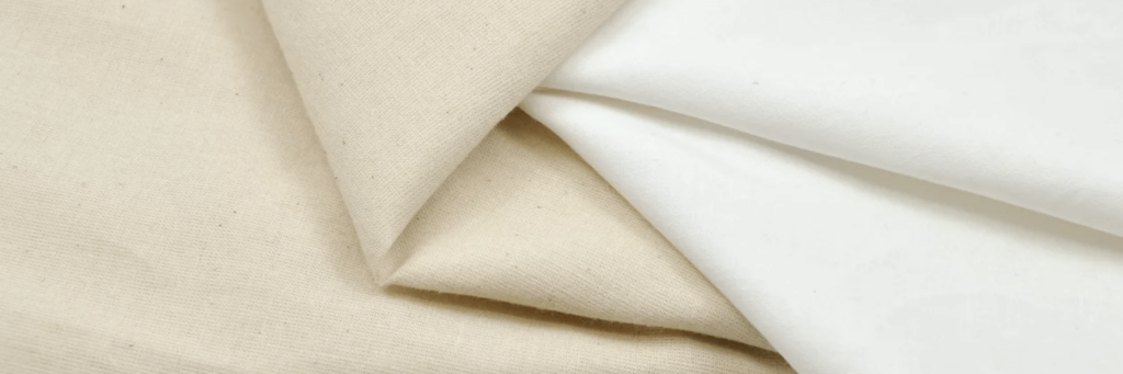 Sheeting and muslin cloth folds