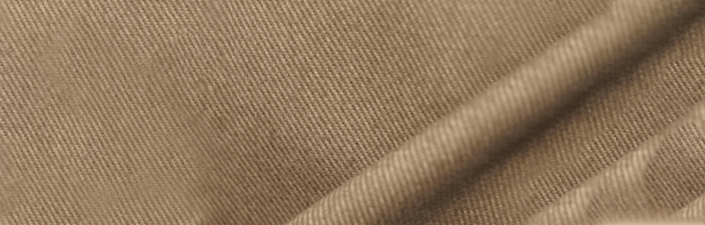 Twill drill cloth fabric close-up showing diagonal weave